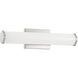 Summit LED 18 inch Brushed Steel Vanity Light Wall Light