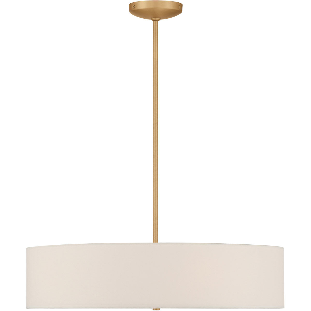 Mid Town LED 24 inch Antique Brushed Brass Pendant Ceiling Light