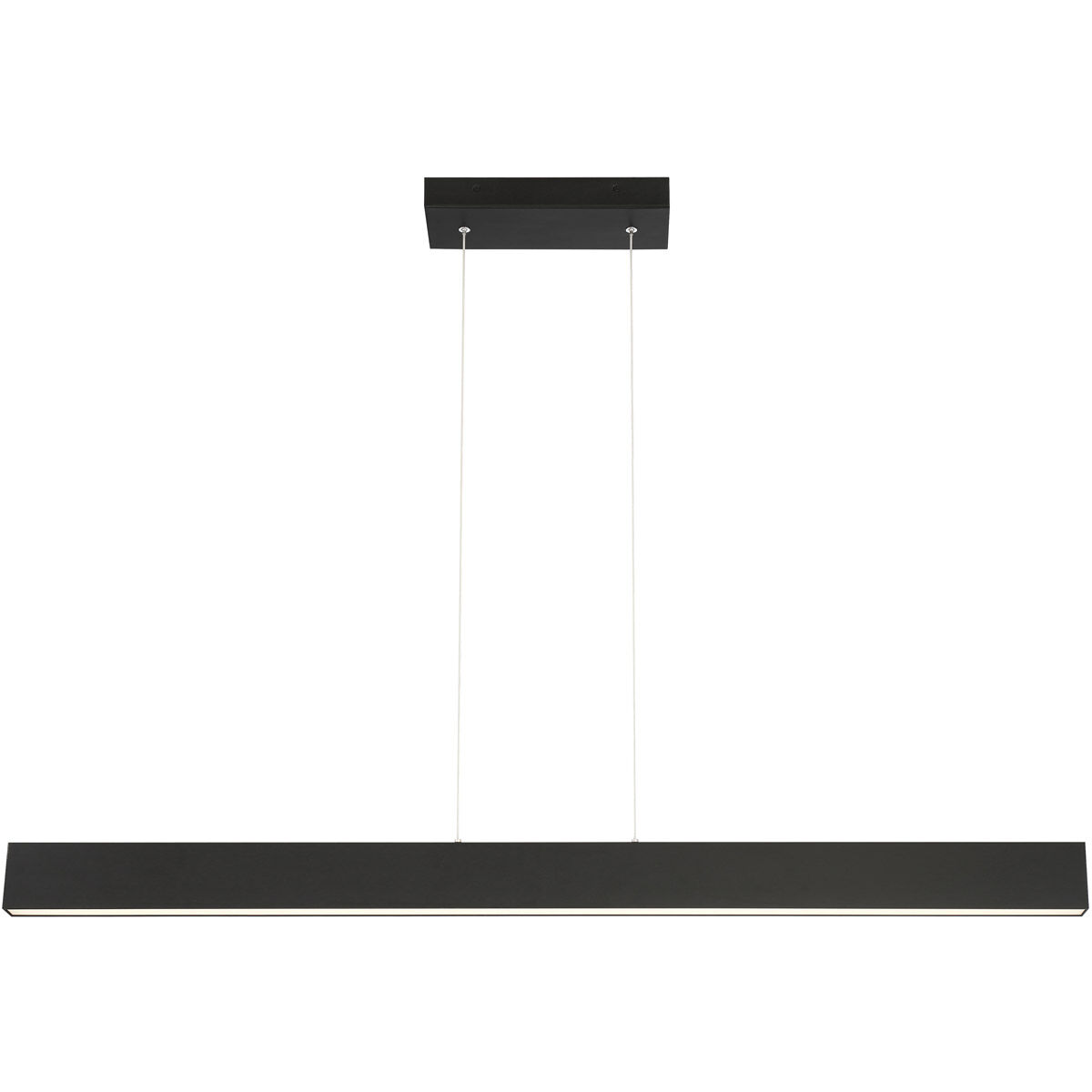Form Dual LED 2 inch Matte Black Pendant Ceiling Light