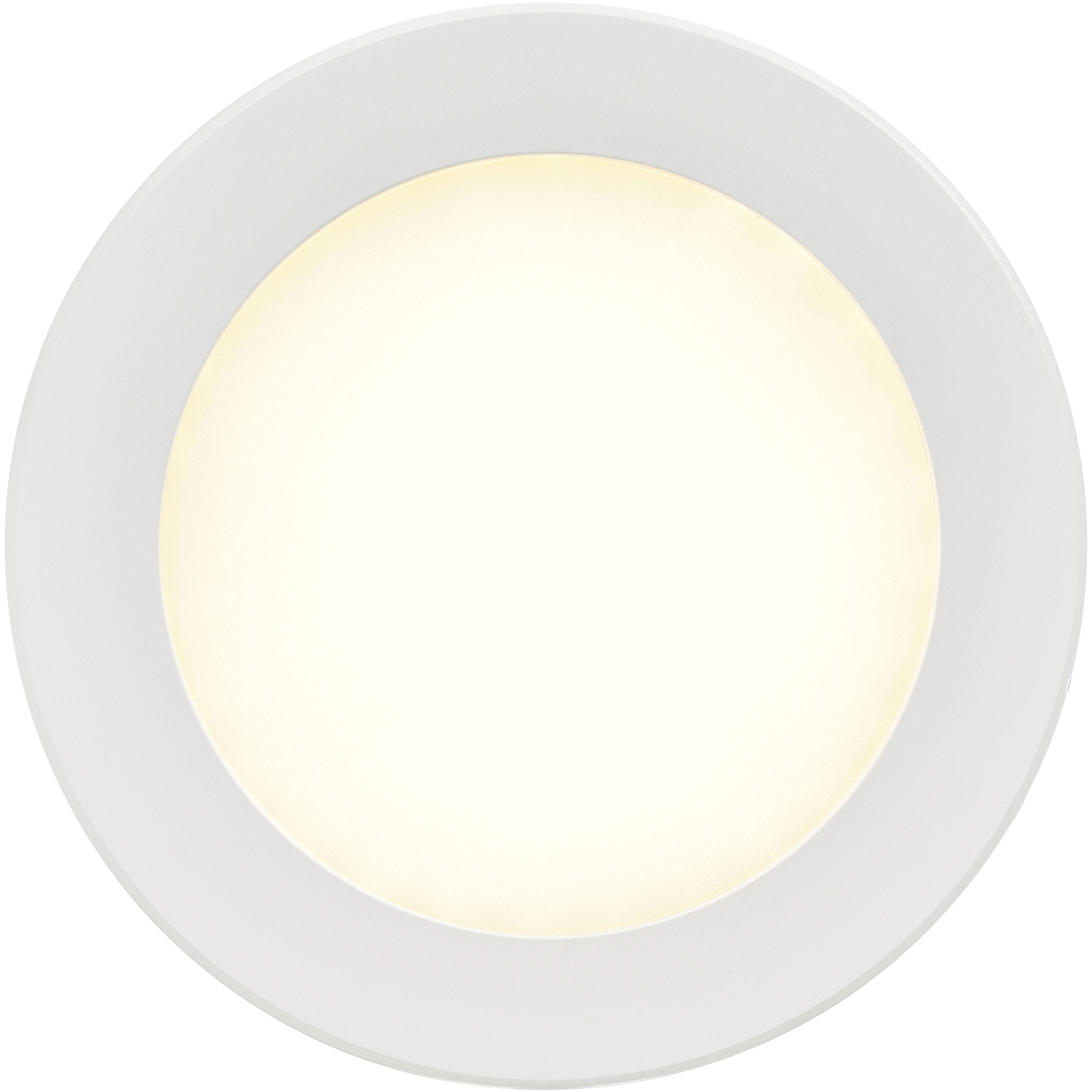 Slim LED 7 inch White Flush Mount Ceiling Light