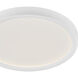 Jonny 7 inch White Flush Mount Ceiling Light