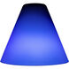 Inari Silk Glass 7 inch Pendant Glass Shade in Cobalt