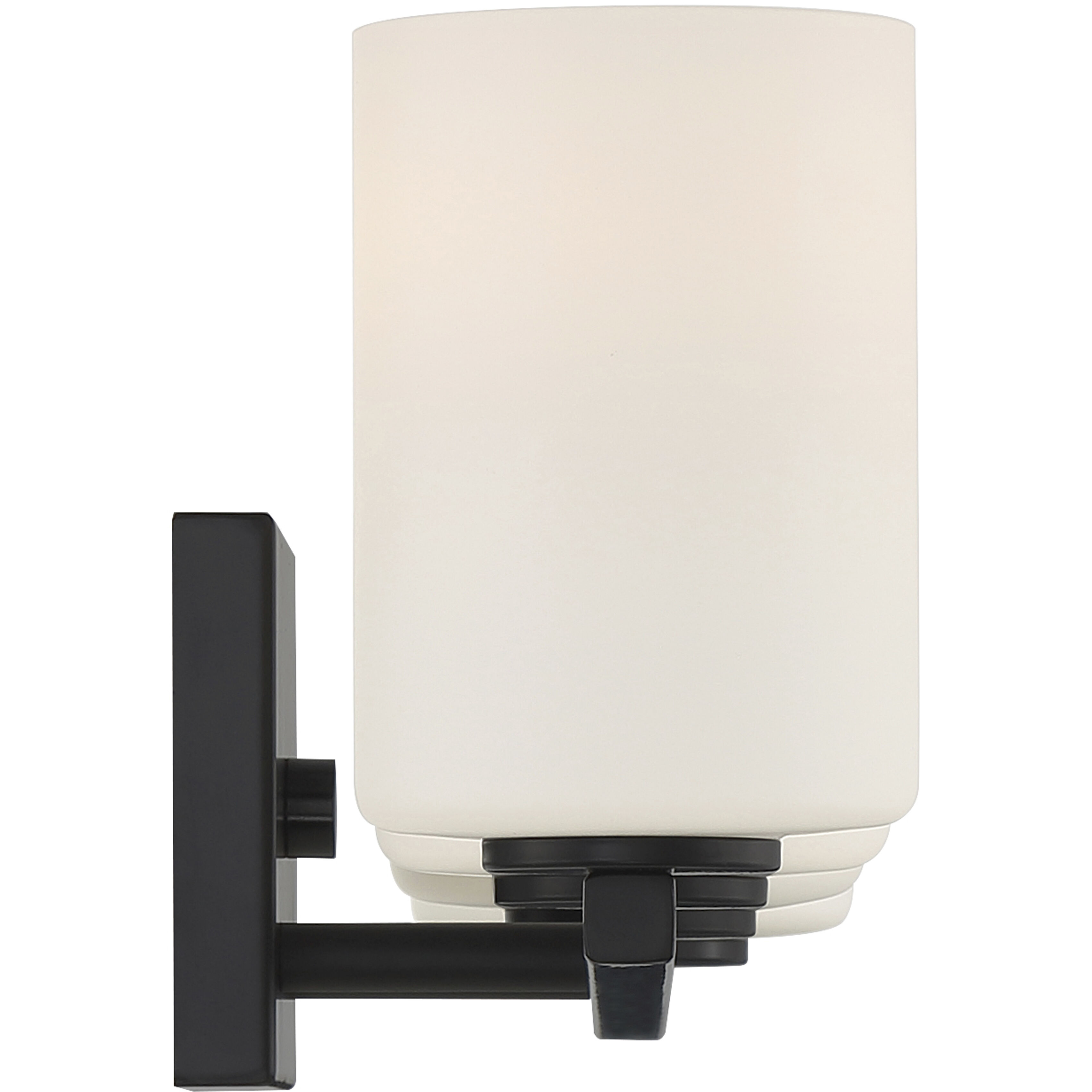 Sienna 30 inch Matte Black Bath Vanity Light Wall Light