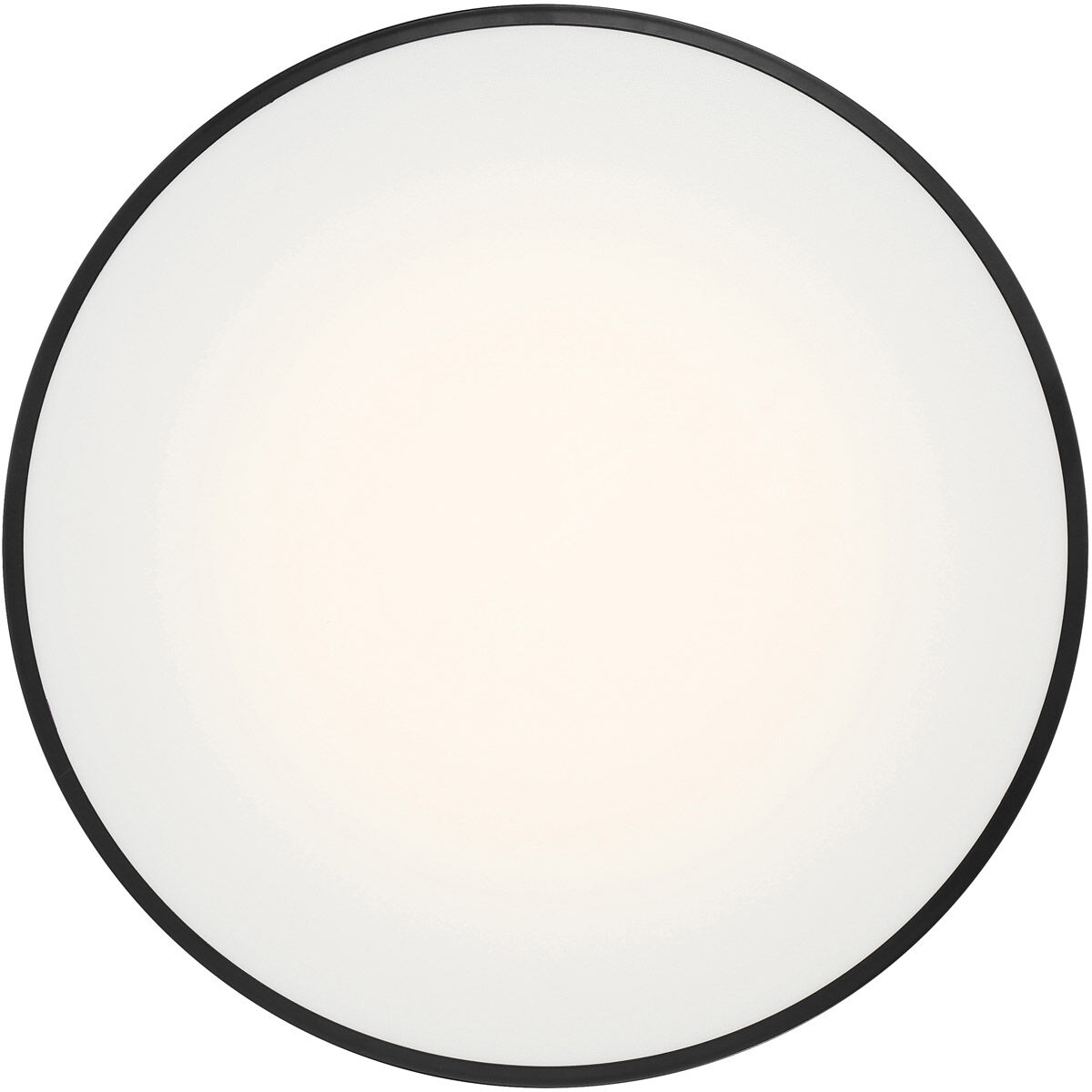 Como LED 21.75 inch Black Flush Mount Ceiling Light