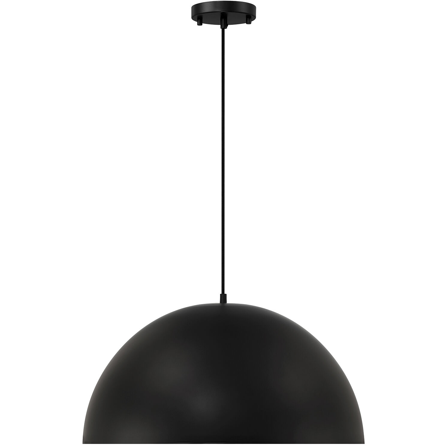 Huck LED 19.5 inch Matte Black Pendant Ceiling Light