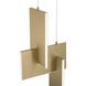 Joinery 14 inch Brushed Gold Pendant Ceiling Light