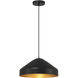 Prism LED 8 inch Matte Black Pendant Ceiling Light