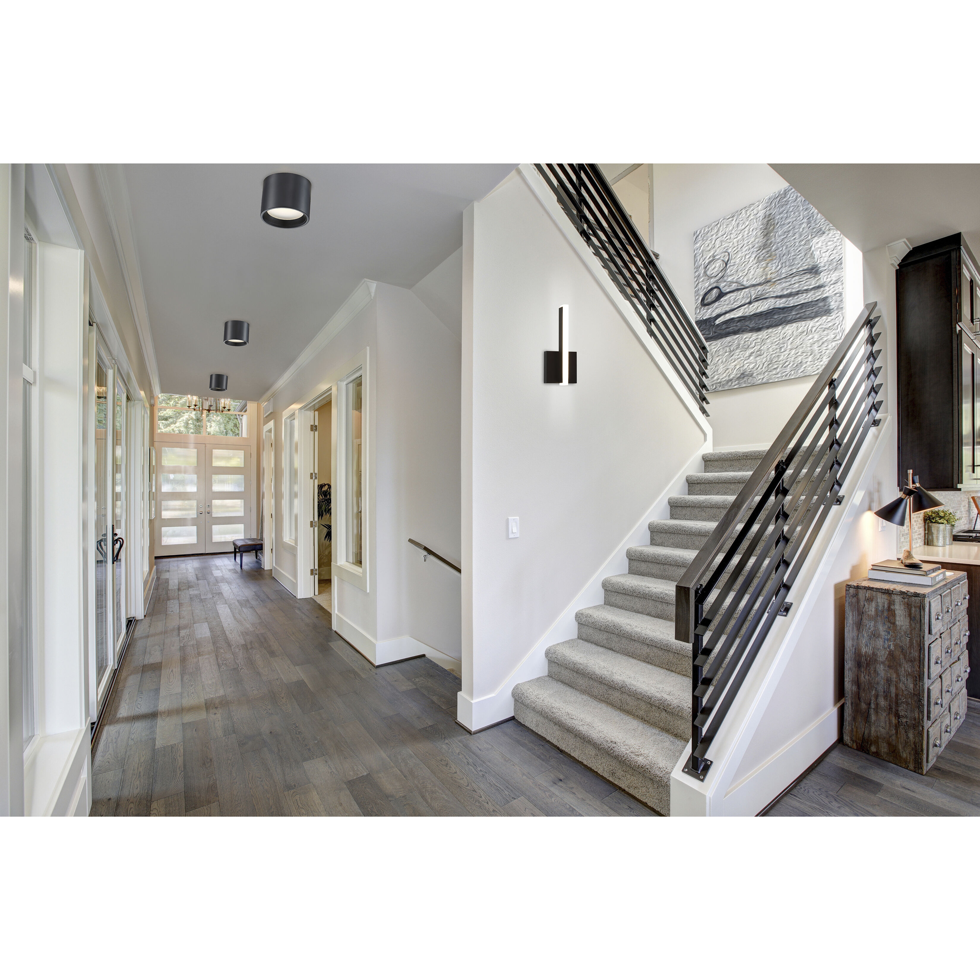 Access lighting flush mount top