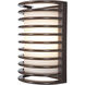Bermuda 1 Light 10.5 inch Bronze Outdoor Wall Sconce