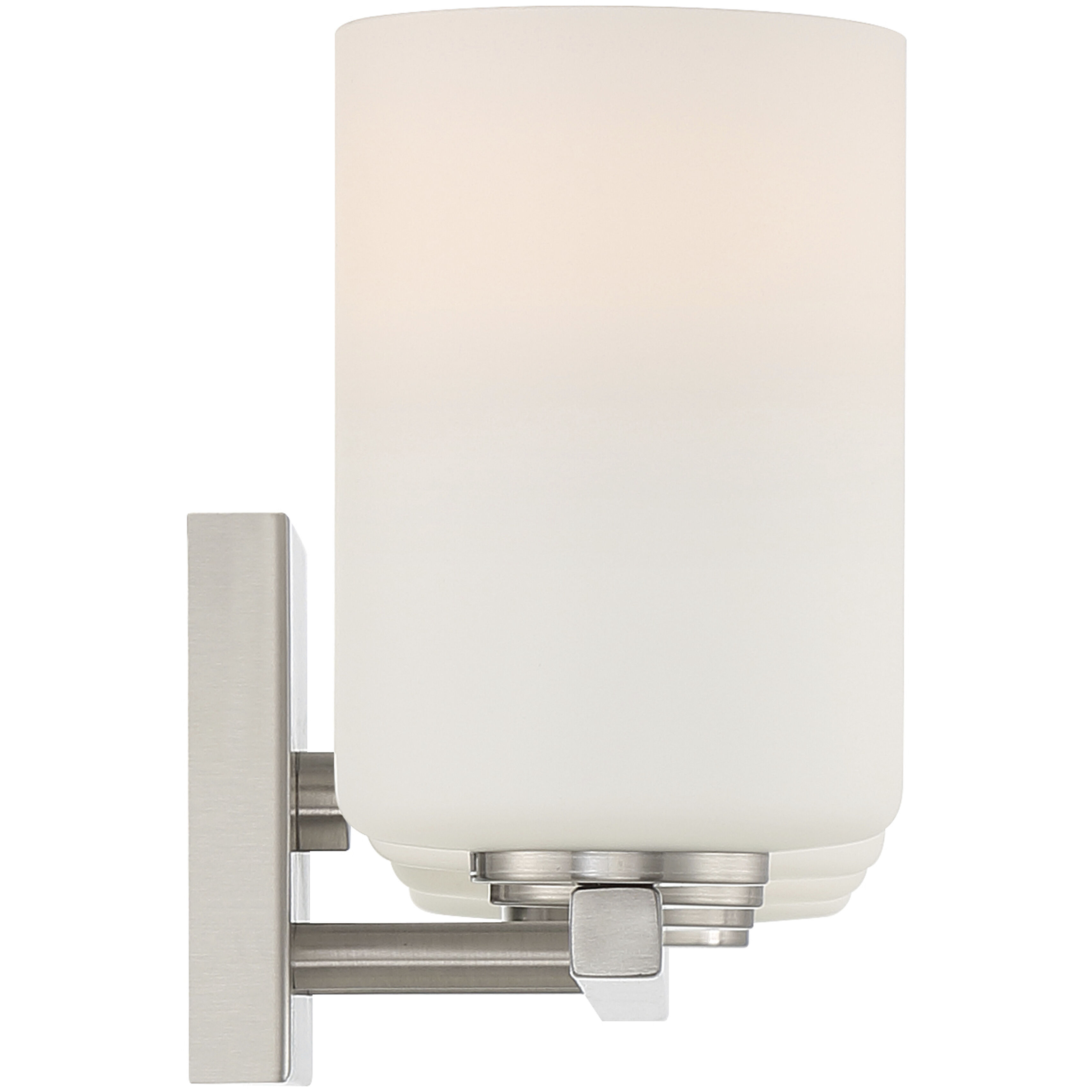 Sienna 30 inch Brushed Steel Bath Vanity Light Wall Light