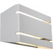 La Vida LED 6 inch Satin Outdoor Wall Sconce