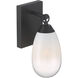 Ombre 4.75 inch Black Wall Sconce Wall Light