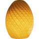 FireBird Glass 6 inch Pendant Glass Shade in Amber Firebird