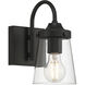 Dickens 1 Light 4.75 inch Black Wall Sconce Wall Light