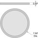 Disc LED 7.5 inch Brushed Steel Flush Mount Ceiling Light