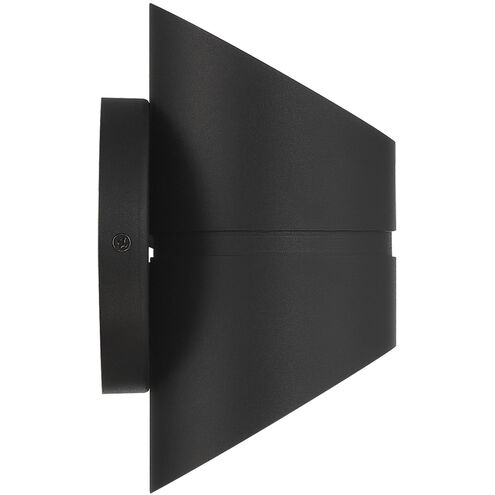 Marino LED 8 inch Black Outdoor Wall Sconce