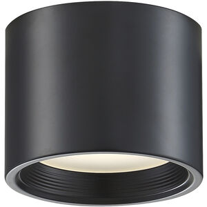 Reel LED 5.25 inch Black Flush Mount Ceiling Light