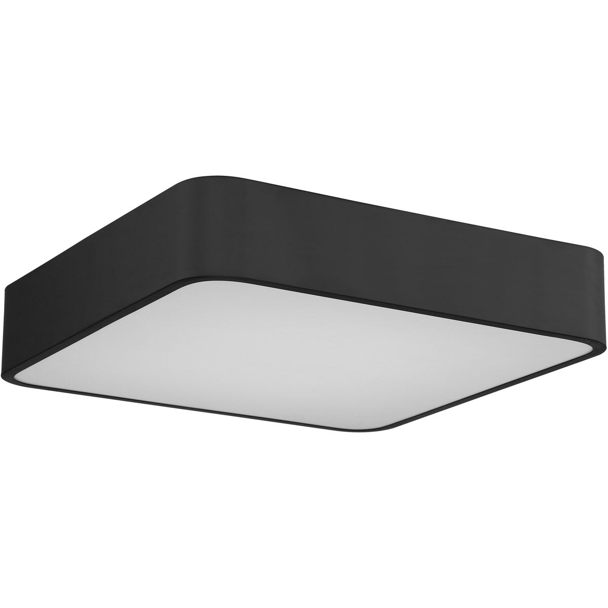 Granada LED 19.75 inch Black and White Flush Mount Ceiling Light