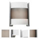 Iron LED 10 inch Brushed Steel ADA Wall Sconce Wall Light
