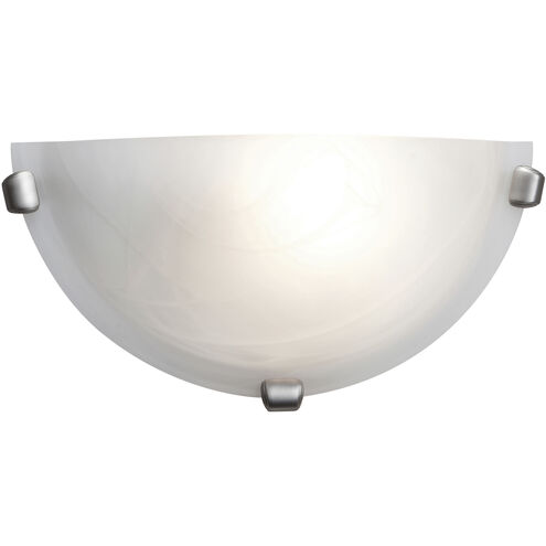 Mona 1 Light 12 inch Brushed Steel ADA Wall Sconce Wall Light