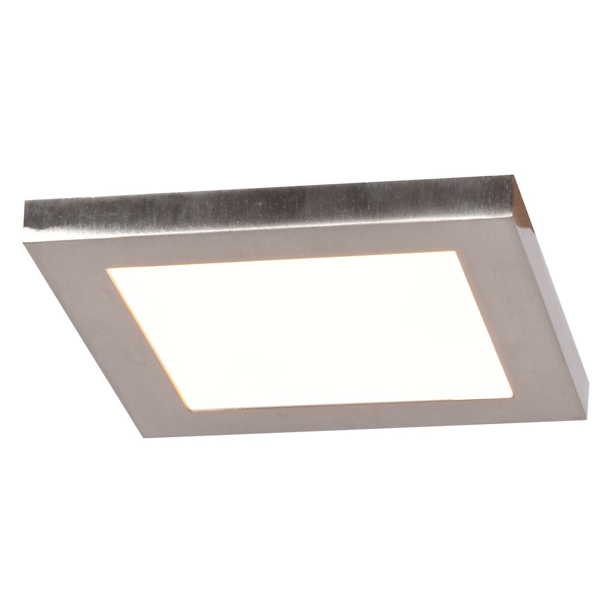 Boxer LED 6 inch Brushed Steel Flush Mount Ceiling Light