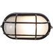 Nauticus LED 4 inch Black Bulkhead