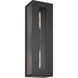 Chatham 2 Light 6 inch Black Wall Sconce Wall Light