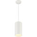 Pilson XL LED 6 inch Matte White Pendant Ceiling Light