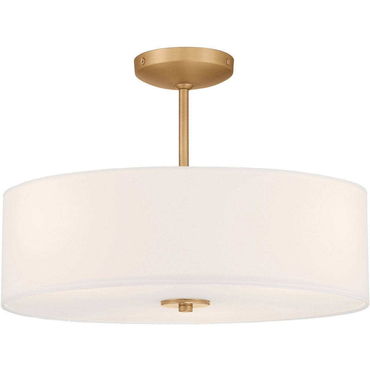 Mid Town LED 18 inch Antique Brushed Brass Pendant Ceiling Light