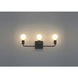 Virgin 3 Light 20 inch Matte Black Vanity/Bath Bar Wall Light