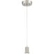 Port Nine Stark 1 Light 2.25 inch Brushed Steel Pendant Ceiling Light