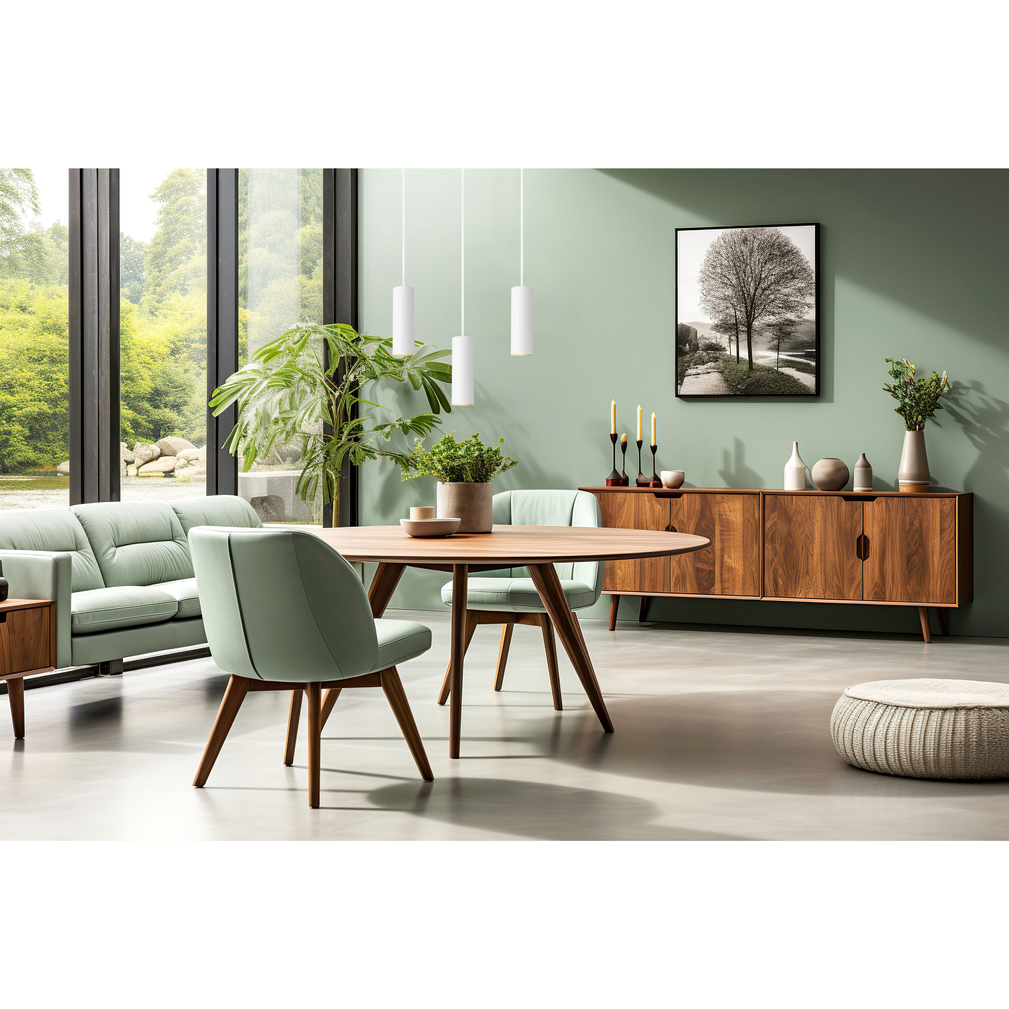 Pilson LED 4.5 inch Matte White Pendant Ceiling Light