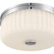 Daniella 11.25 inch Chrome Flush Mount Ceiling Light
