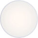 Como LED 17.75 inch Satin Flush Mount Ceiling Light