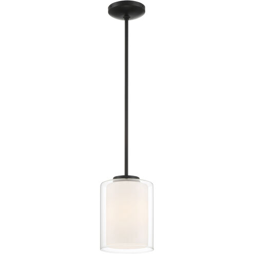 Seville 7 inch Matte Black Pendant Ceiling Light