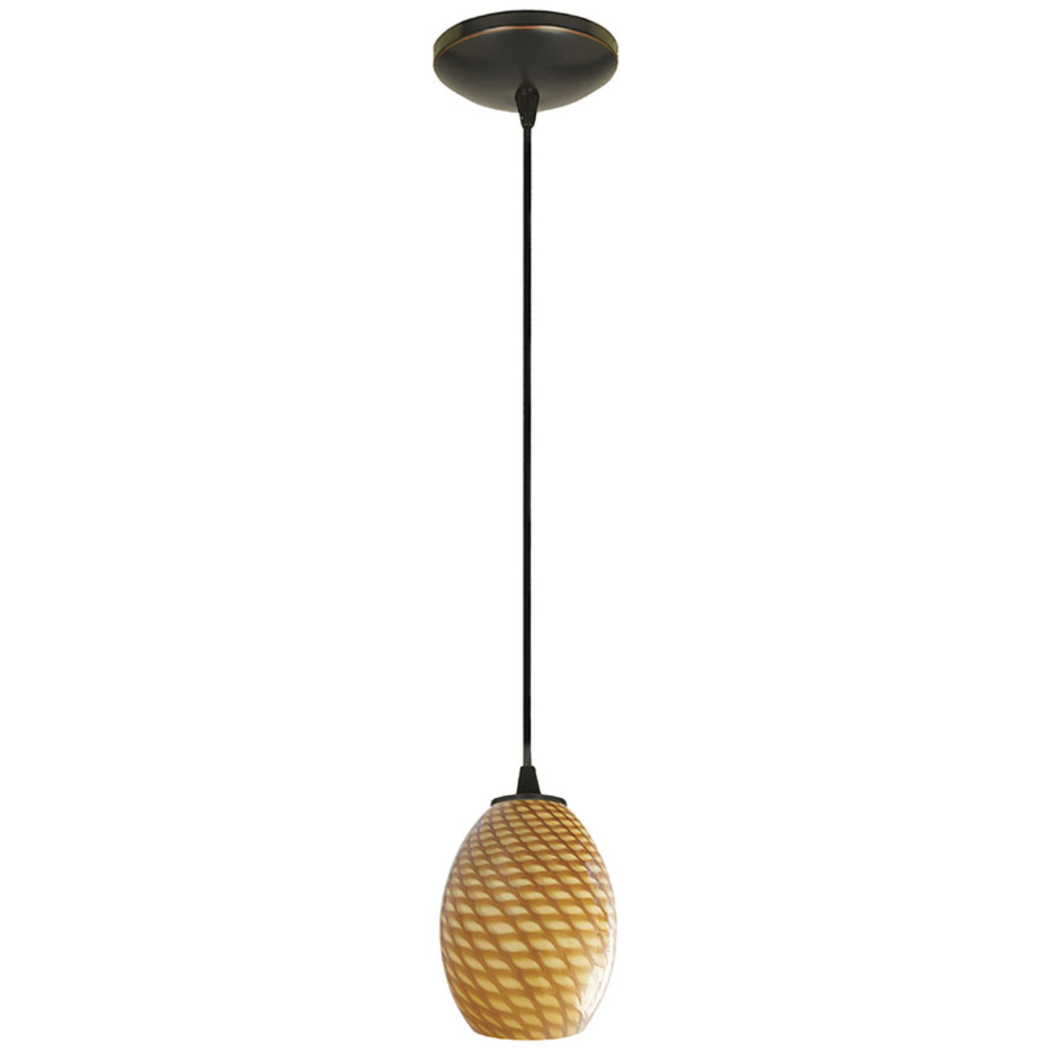 Brandy FireBird 1 Light 6 inch Oil Rubbed Bronze Pendant Ceiling Light in Amber Firebird