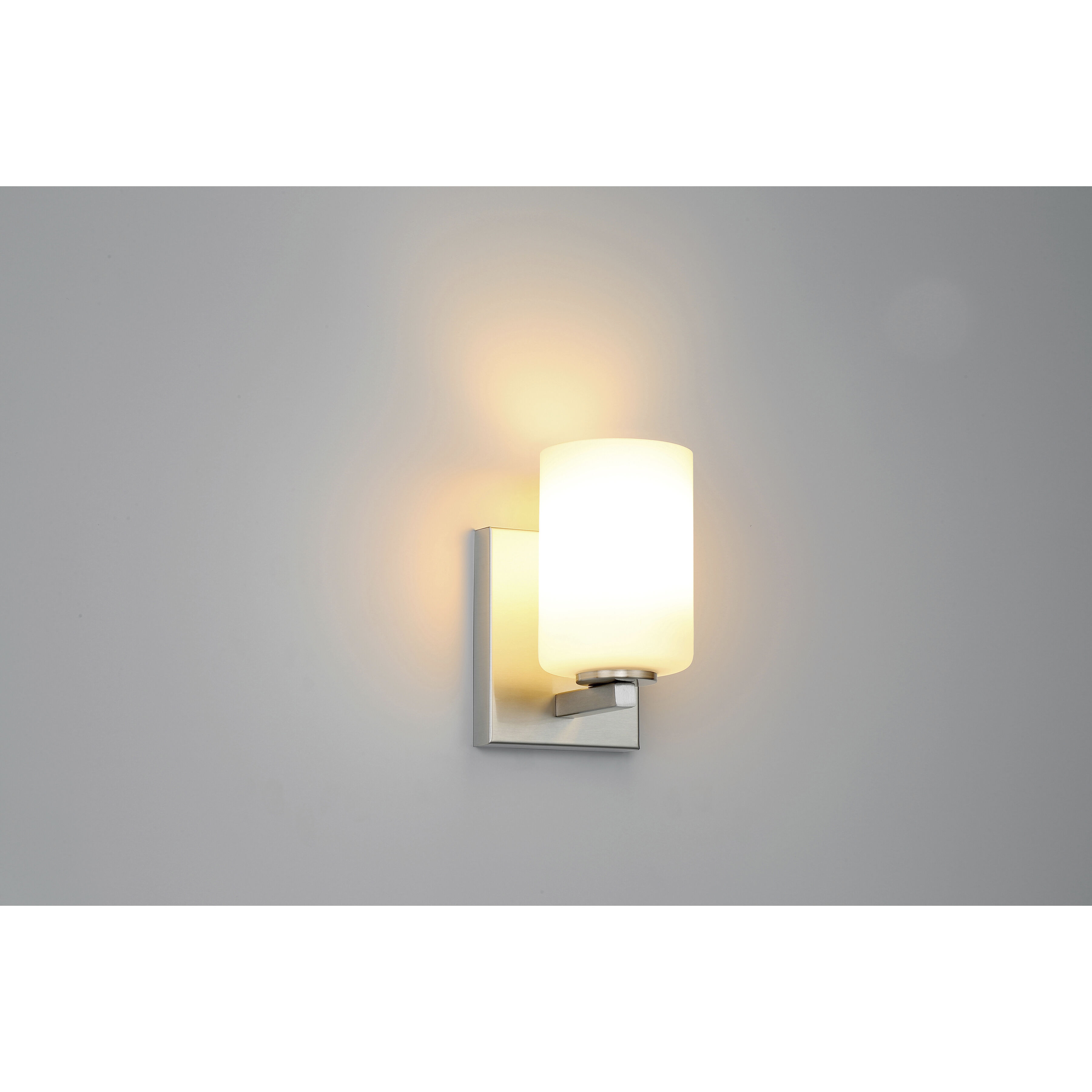 Sienna 4.5 inch Brushed Steel Bath Vanity Light Wall Light