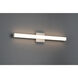 Maxx 30 inch Brushed Steel Vanity/Bath Bar Wall Light