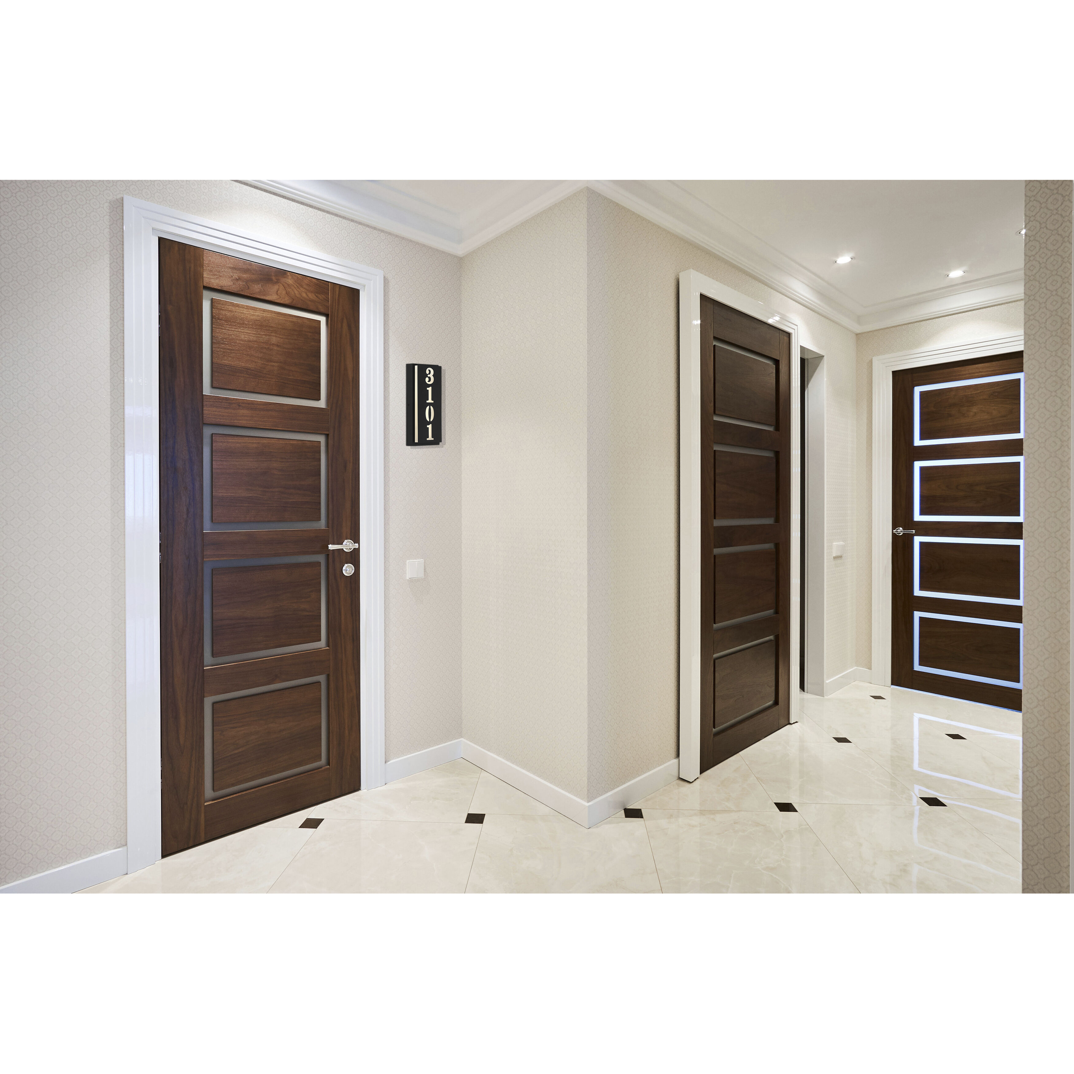 Numero LED 4.75 inch Black ADA Wall Sconce Wall Light