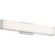 Citi LED 24.5 inch Brushed Steel Vanity Wall Light