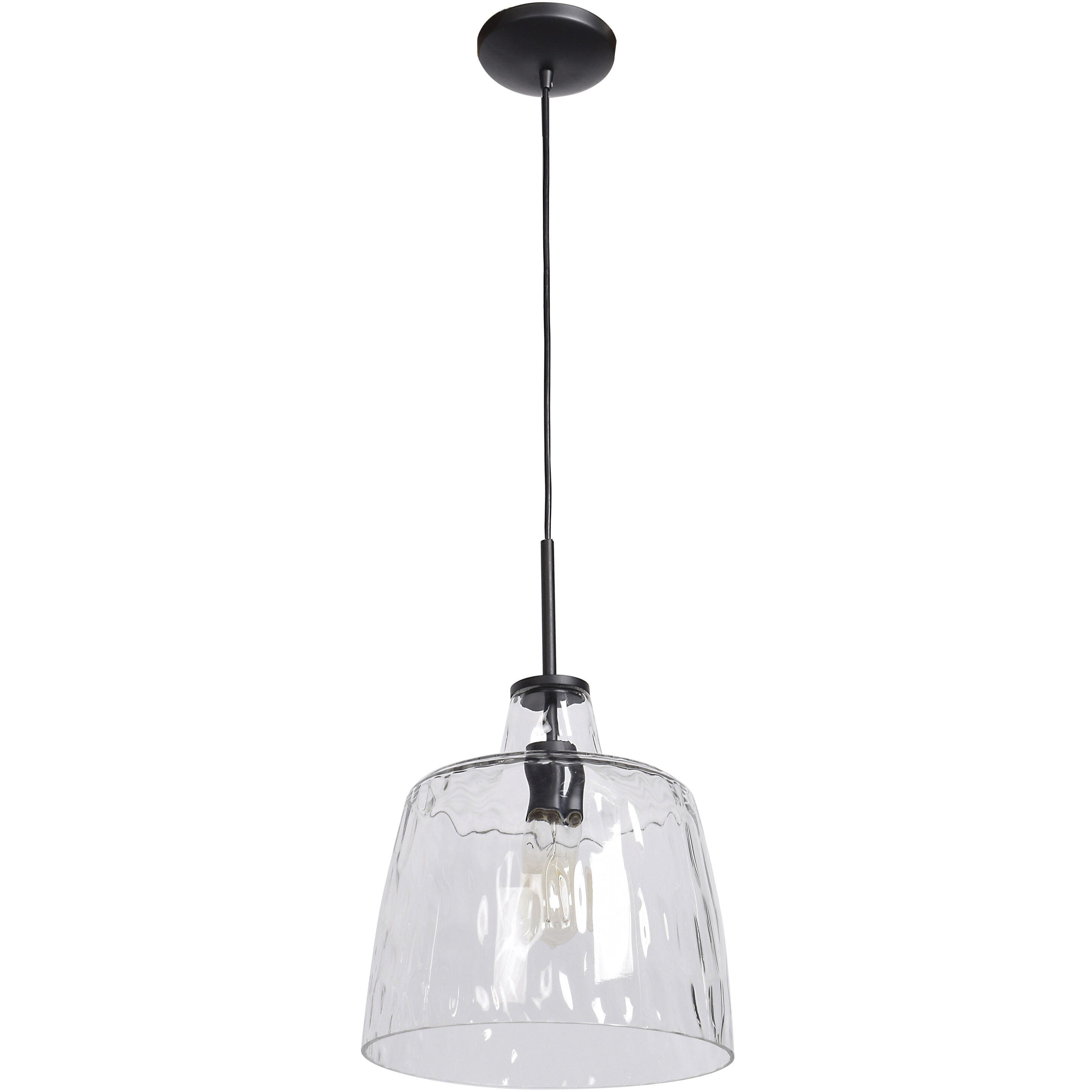 Simplicite LED 11 inch Black Pendant Ceiling Light