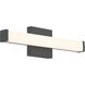Maxx 18 inch Matte Black Vanity/Bath Bar Wall Light