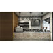 Cafe LED 3 inch Matte Black Wall Sconce / Flush Mount Wall Light