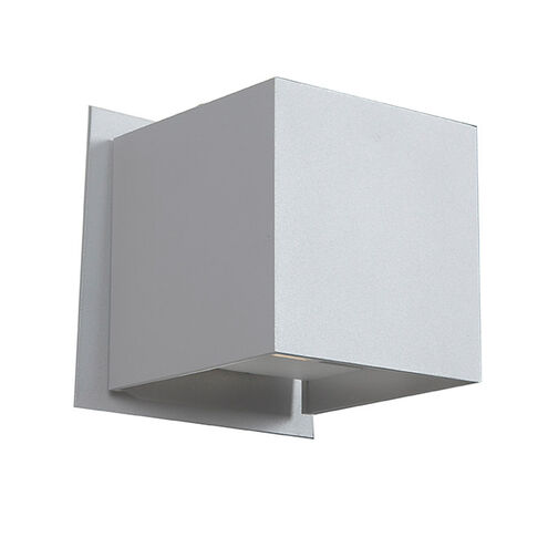 Square 2 Light 4.25 inch Outdoor Wall Light