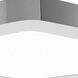 ModPLUS LED 8.5 inch Chrome Flush Mount Ceiling Light, Square