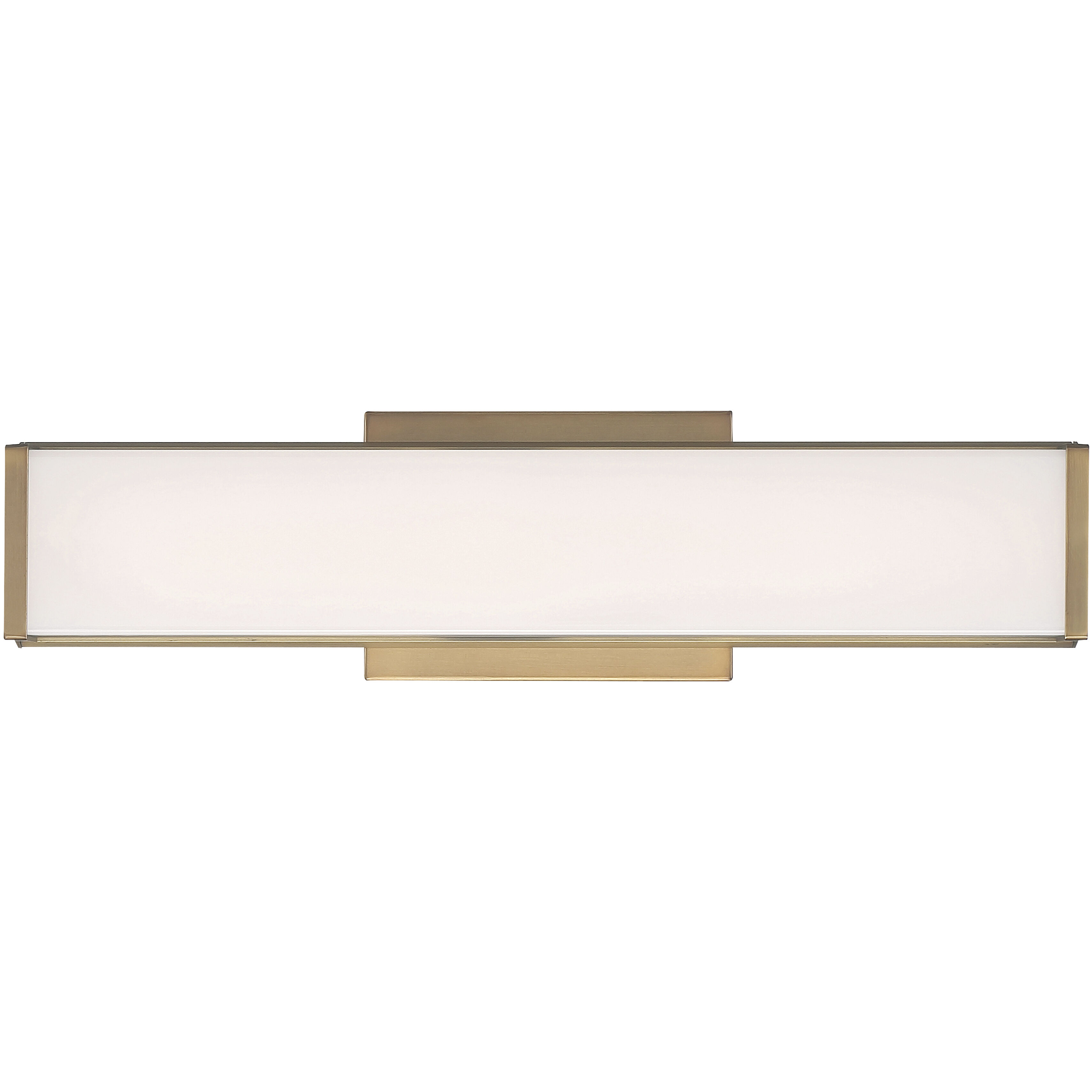 Citi LED 18 inch Antique Brushed Brass LED Vanity Light Wall Light