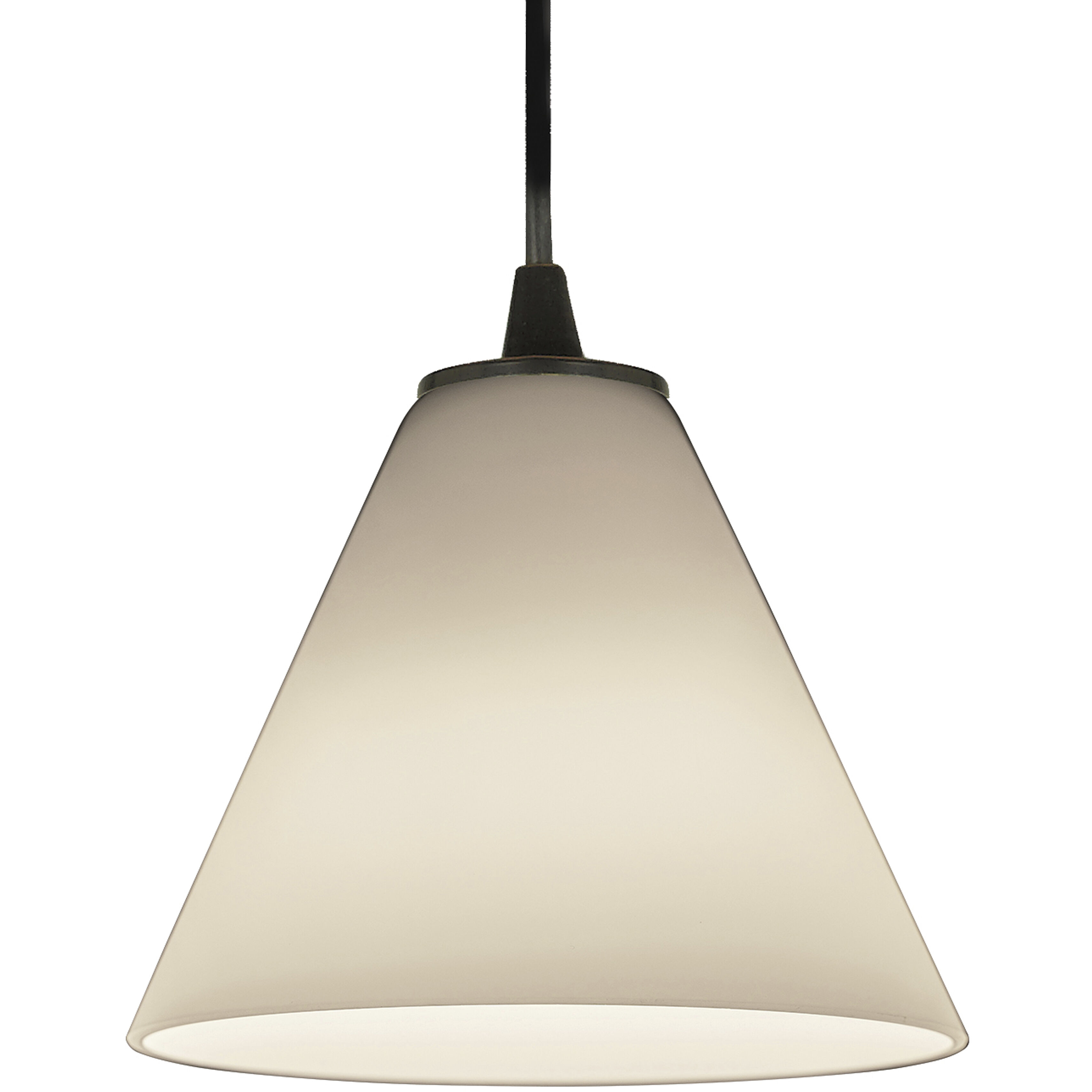 Martini 1 Light 7.25 inch Oil Rubbed Bronze Pendant Ceiling Light in White