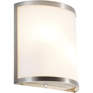 Artemis LED 10 inch Brushed Steel ADA Wall Sconce Wall Light