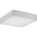 Granada LED 19.75 inch Satin and White Flush Mount Ceiling Light