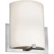 Breez 2 Light 10.25 inch Brushed Steel ADA Wall Sconce Wall Light